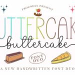 Butter Cake Duo Font - Featured Image