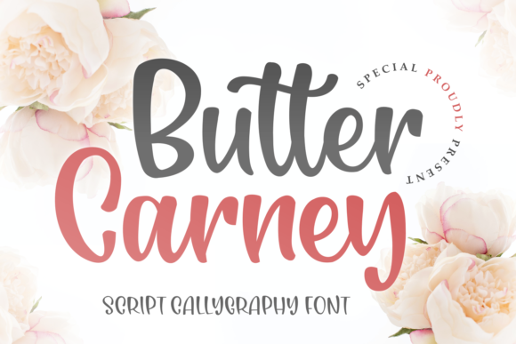 Butter Carney Font - Featured Image