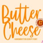 Butter Cheese Font - Featured Image
