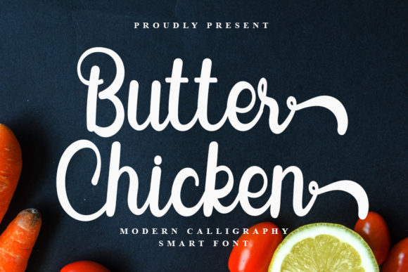 Butter Chicken Font - Featured Image
