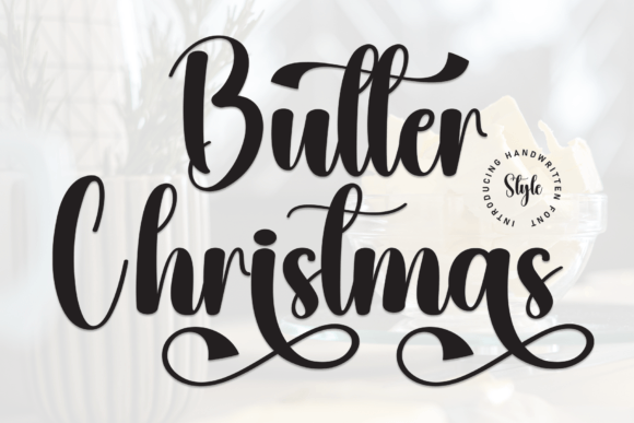 Butter Christmas Font - Featured Image
