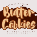 Butter Cookies Font - Featured Image