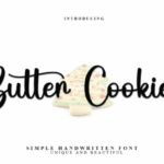 Butter Cookies Font - Featured Image