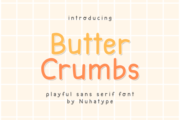Butter Crumbs Font - Featured Image