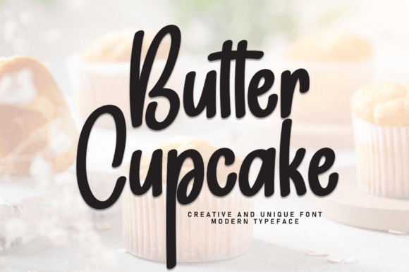Butter Cupcake Font - Featured Image