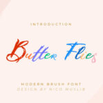 Butter Flies Font - Featured Image