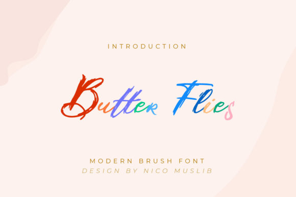 Butter Flies Font - Featured Image