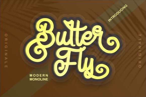 Butter Fly Font - Featured Image