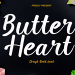 Butter Heart Font - Featured Image