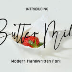 Butter Milk Font - Featured Image