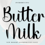Butter Milk Font - Featured Image