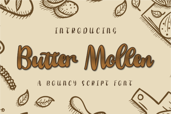 Butter Mollen Font - Featured Image