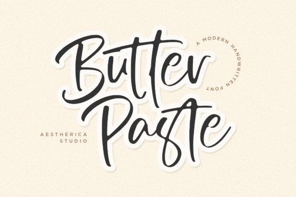 Butter Paste Font - Featured Image