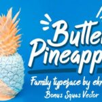 Butter Pineapple Font - Featured Image