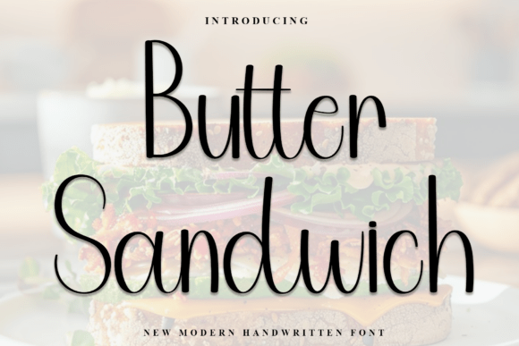 Butter Sandwich Font - Featured Image