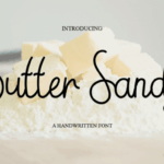 Butter Sandy Font - Featured Image