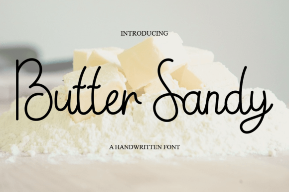 Butter Sandy Font - Featured Image