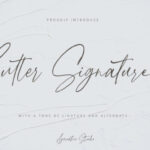Butter Signature Font - Featured Image