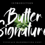 Butter Signature Font - Featured Image