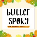 Butter Spoky Font - Featured Image