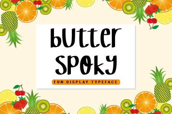 Butter Spoky Font - Featured Image