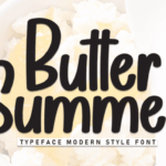 Butter Summer Font - Featured Image