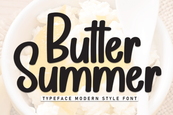 Butter Summer Font - Featured Image