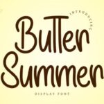 Butter Summer Font - Featured Image