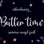 Butter Time Font - Featured Image