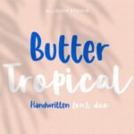 Butter Tropical Font - Featured Image