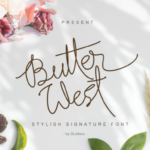 Butter West Font - Featured Image