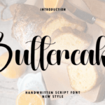 Buttercake Font - Featured Image