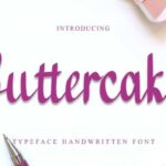 Buttercake Font - Featured Image