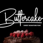 Buttercake Font - Featured Image
