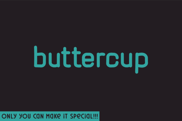 Buttercup Font - Featured Image