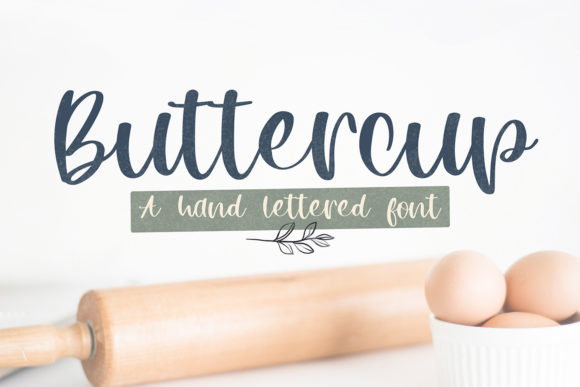 Buttercup Font - Featured Image