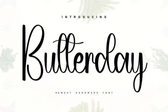 Butterday Font - Featured Image