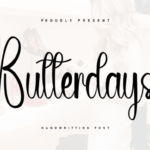Butterdays Font - Featured Image