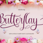 Butterflay Font - Featured Image