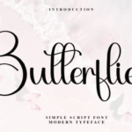 Butterflies Font - Featured Image