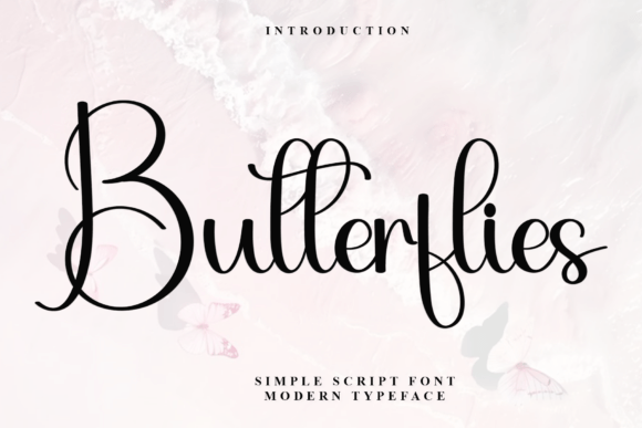 Butterflies Font - Featured Image