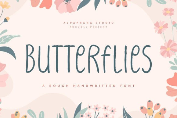 Butterflies Font - Featured Image