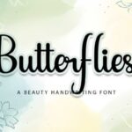 Butterflies Font - Featured Image