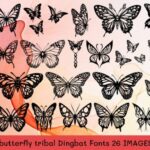 Butterfly Butterfly Tribal Font - Featured Image