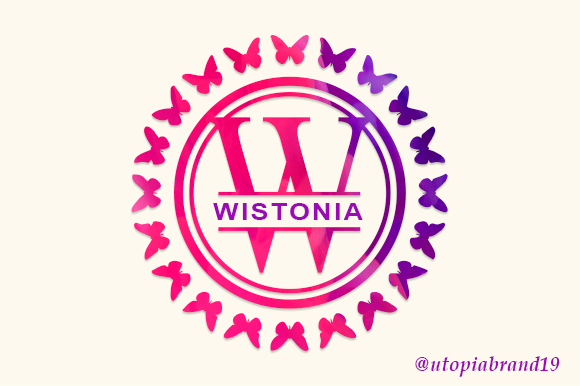 Butterfly Circle Monogram Font - Featured Image