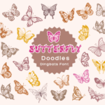 Butterfly Doodles Font - Featured Image