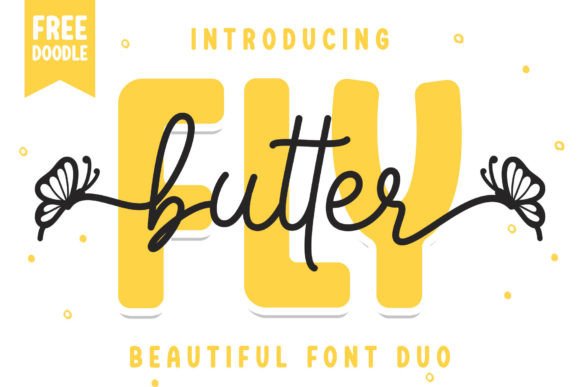 Butterfly Duo Font - Featured Image