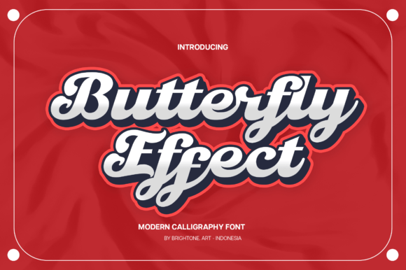Butterfly Effect Font - Featured Image