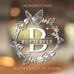 Butterfly Flower Font - Featured Image