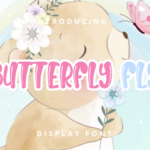Butterfly Fly Font - Featured Image